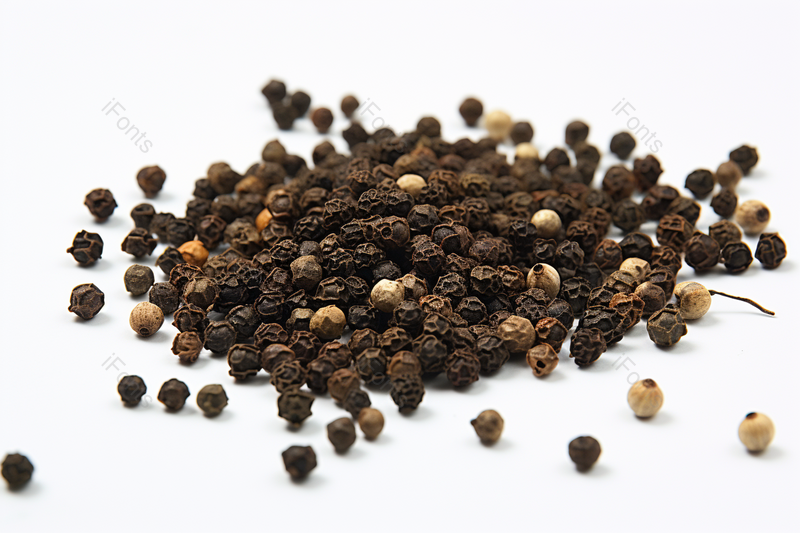 白底的原料调味品胡椒,高清,摄影图,摄影图片,图片大全,摄影图免费下载